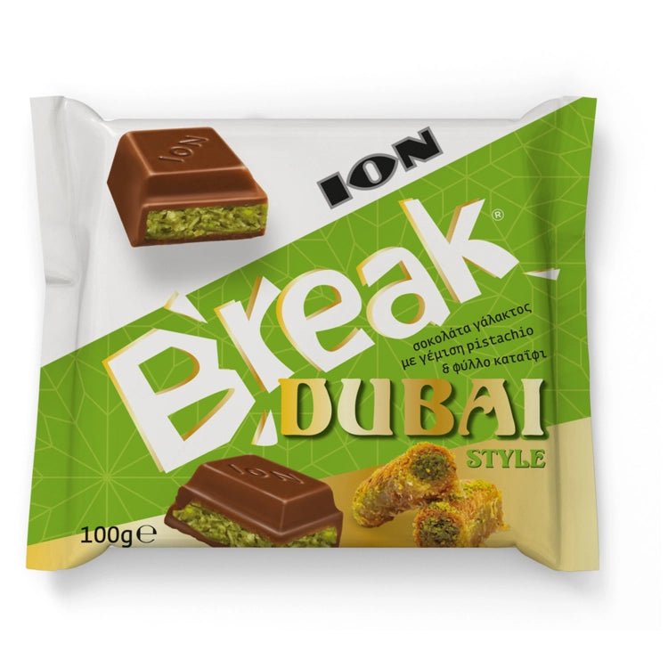 Break Dubai Style (100g) ION von ION bei Araxxon - Hochwertiges griechisches Produkt. Break Dubai Style (100g) ION από ION στο Araxxon - Αυθεντικό ελληνικό προϊόν.